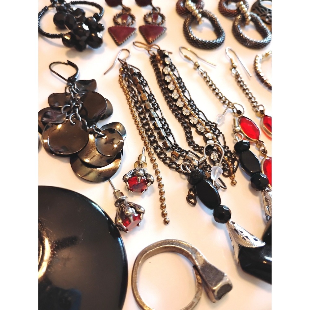 ▪️Vampy Grunge Whimsy goth jewelry Bundle Lot Halloween Festival Dark Academia - Picture 12 of 14